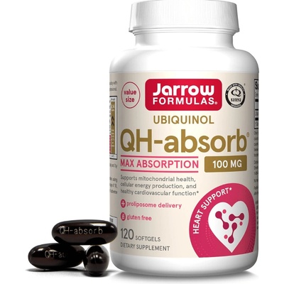 Jarrow Formulas Ubichinol QH-absorb Ubichinol 100 mg 120 kapsúl