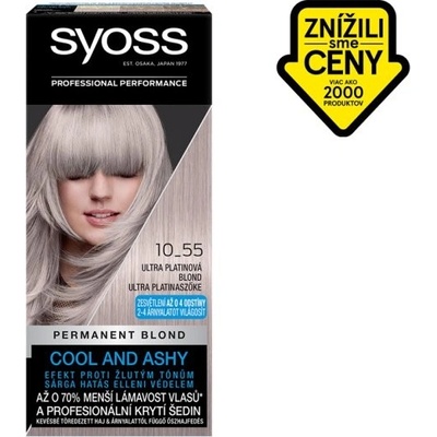 Syoss Farba na vlasy ultra chladná platinová blond 10_55