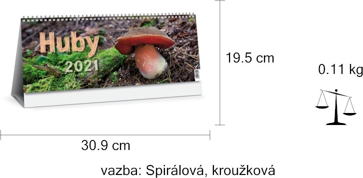 Huby stolový 2021