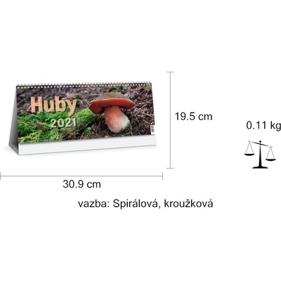 Huby stolový 2021