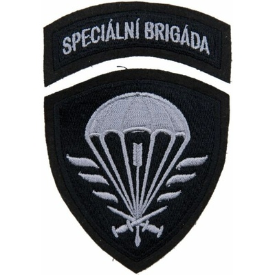 Nášivka: SPECIÁLNÍ BRIGÁDA černá | šedá
