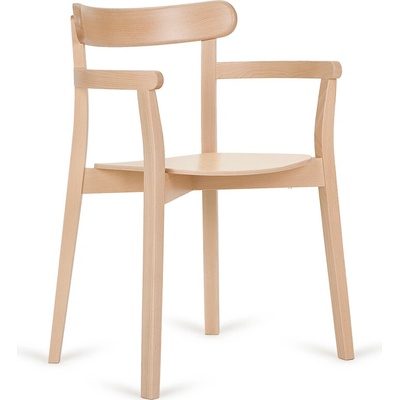 Paged Icho B-4420 Seat Wood Back Wood buk morený / dyha