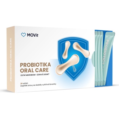 MOVit Probiotika ORAL CARE 20 sáčků