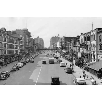 Ceduľa New York 86th Street in 1930s