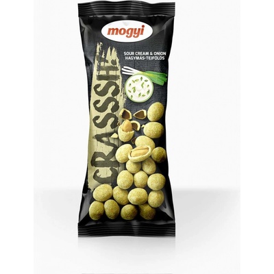 Mogyi Crasssh arašídy v cestíčku s chuťou cibule a smotany 60 g