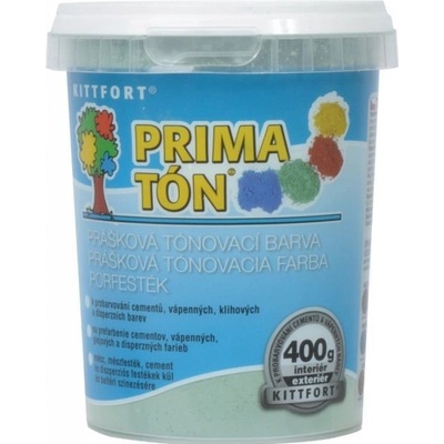 KITTFORT Primatón prášková farba - zeleň tmavá - 400 g
