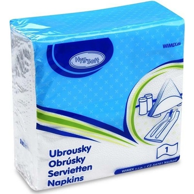 Wimex ubrousky 1V bílé 70ks 30x30cm