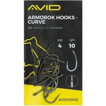 Avid Carp Armorok Hooks Curve Barbless vel.6 10 ks