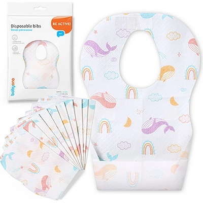 Babyono Podbradníky jednorazové 10ks, 6m+