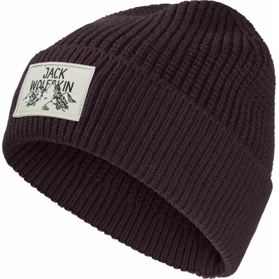 Jack Wolfskin BADGE beanie Zimní čepice vínová