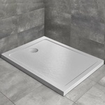 Radaway Правоъгълно душ корито Radaway Doros F Stone 120x70 см, бял акрил (SDRF1270-01-04S)