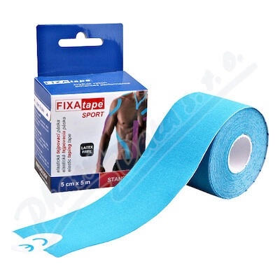 FIXAtape STANDARD sport tejpovacia páska modrá 5 cm x 5 m