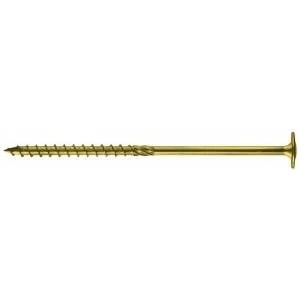 Uncanny Brand Wood liner with torx collar galvanized yellow 6*60mm t30
