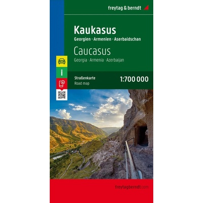 Freytag a Berndt Kavkaz Gruzie Arménie Azerbajdžán 1:700 000 automapa
