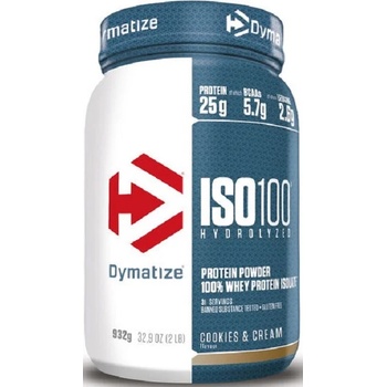 Dymatize ISO 100, cookies and cream, 932 g, Dymatize (25187402)