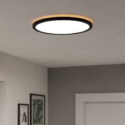 EGLO 901454-LED Димируема лампа за баня ROVITO-R 18, 5W/230V Ø 38, 9 см IP44 черен + д. у (EG901454)