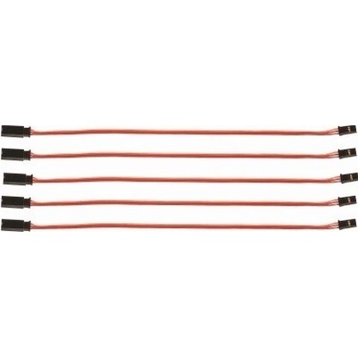 Graupner/SJ Predlžovací kábel JR 0,16qmm silný pozlátené kontakty 5ks 60 cm