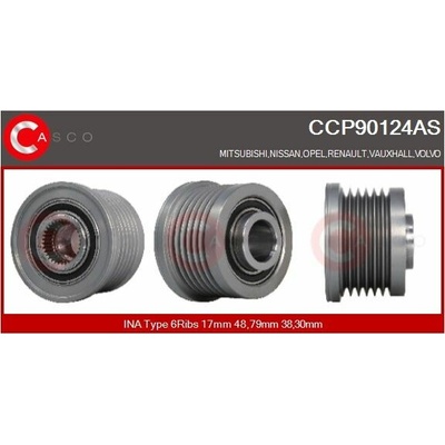 Řemenice, generátor CASCO CCP90124AS