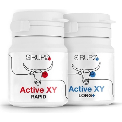 SIRUPO Active XY Rapid 13 kapslí + Active XY Long+ 13 kapslí