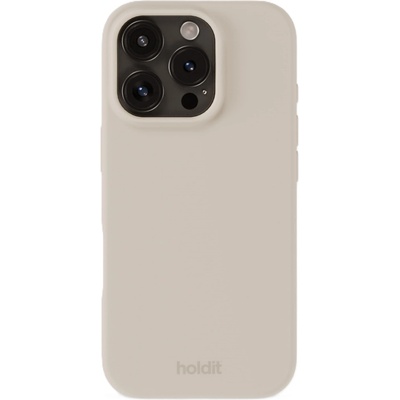 Holdit Гръб Holdit Silicone Case iPhone 16 Pro Max - Light Beige