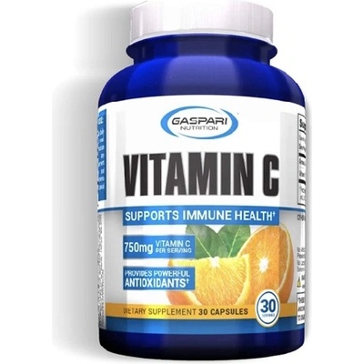 Gaspari Nutrition Vitamin C 750 mg, 30 Capsules
