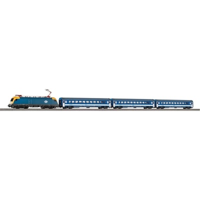 Piko Стартов комплект пътнически влак с електрически локомотив Taurus и 3 пътнически вагона MAV (57115)