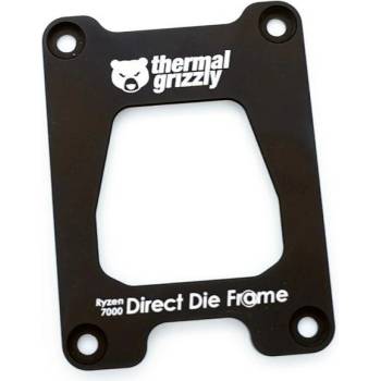 Image 1 of Thermal Grizzly Монтажна рамка Thermal Grizzly Ryzen 7000 Direct Die Frame, Алуминий, Черен (TG-DDF-R7000-R)