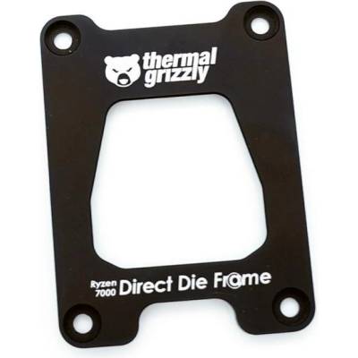 Thermal Grizzly Монтажна рамка Thermal Grizzly Ryzen 7000 Direct Die Frame, Алуминий, Черен (TG-DDF-R7000-R)