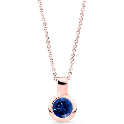 Cutie Diamonds prívesok z ružového zlata so zafírom DZ8005 40 SF X 4
