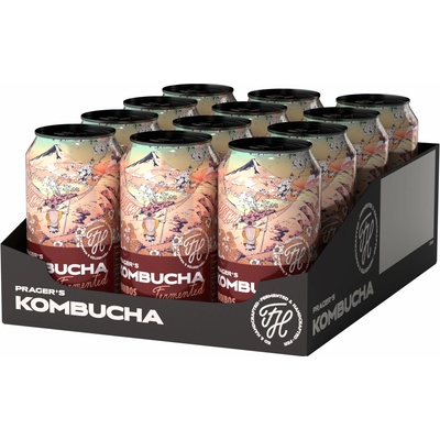 Prager's Kombucha Rooibos 12 x 330 ml