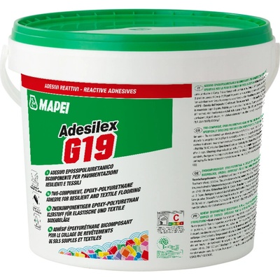 MAPEI Adesilex G19 dvojzložkové univerzálne lepidlo na podlahy 10 kg (9.4 kg zložka A + 0.6 kg zložka B) Béžová