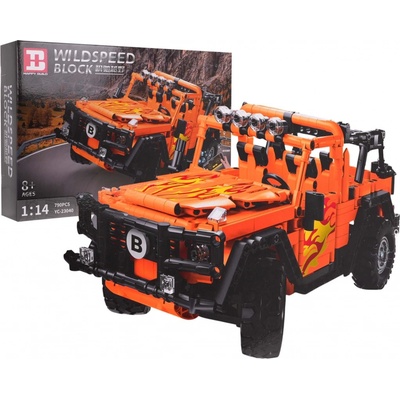 Ramiz Červená sada terénních autíček R/C 737 ks