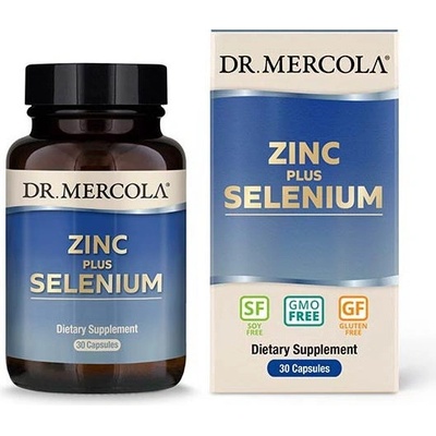 Dr. Mercola Zinek 15 mg plus selen 200 mcg 30 kapslí