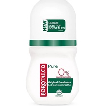 Borotalco Pure Original Freshness roll-on bez obsahu hliníkových solí 50 ml