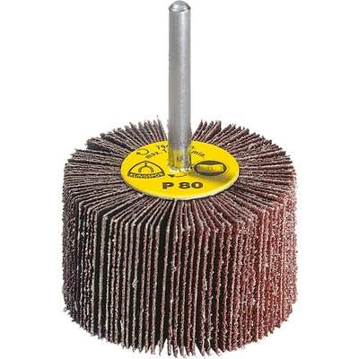 Lamelový kotouč na stopce, 60x40 mm, stopka 6 mm, zrno 80, KM613, Klingspor, BK6040P80
