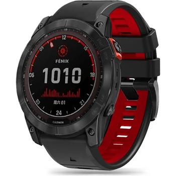 Tech-Protect Каишка Tech-Protect IconBand Pro за Garmin Fenix 3 / 5X / 3HR / 5X Plus / 6X / 6X Pro / 7X, черно-червена (9319456605082)
