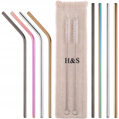 H&S Collection Brčka z hliníku 8 ks