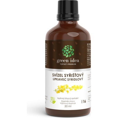 Green idea Lipkavec syridlový tinktúra kvapky Tlmí opuchy lymfatický systém 50 ml
