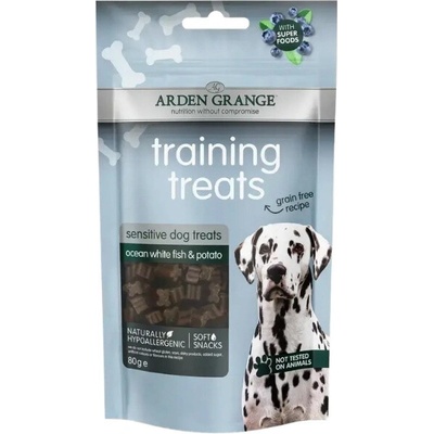 Arden Grange Training Treats Sensitive GF Ocean White Fish & Potato 80 g