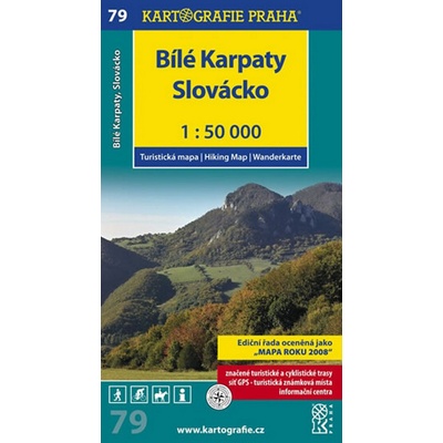 Bílé Karpaty 1:50 000 turistická mapa – Zboží Dáma