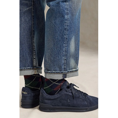 Ralph Lauren Велурени маратонки Polo Ralph Lauren Hrt Ct II (809877601002.400)