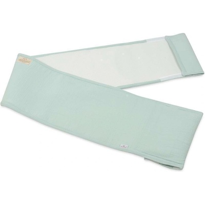 BABYMATEX Mušelínový mantinel do postieľky Bump Air Mint