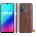 OPPO Realme C3 Удароустойчив Litchi Skin Калъф и Протектор
