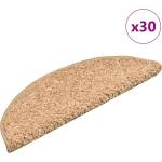 vidaXL Изтривалки за стълби, 30 бр. , 56x17x3 см, златни, полукръгли (3365808)