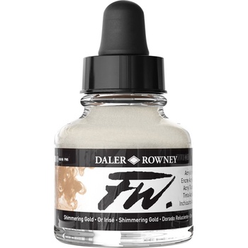 Daler Rowney FW Акрилно мастило Shimmering Gold 29, 5 ml 1 бр (160029709)