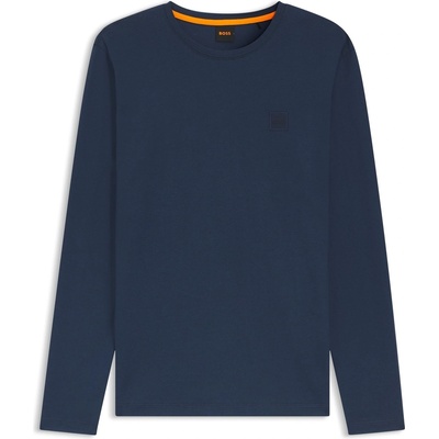 HUGO BOSS Фланелка с дълъг ръкав Boss Mens BOSS ORANGE Tacks Long Sleeve Top - Blue 464