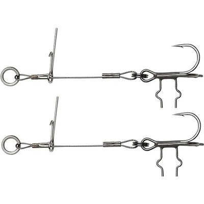 Savage Gear Carbon49 T-Treble Spike Stingers vel.1 0,70 mm 23 kg 11 cm 2 ks