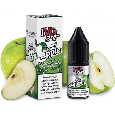IVG E-Liquids Salt Sour Green Apple 10 ml 20 mg