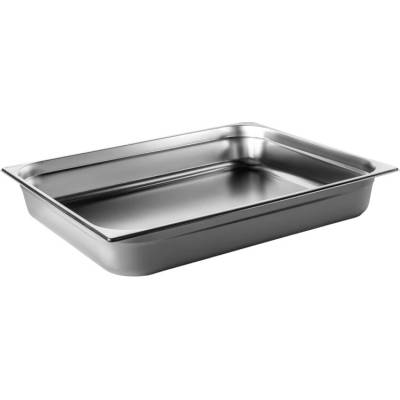 CaterWare – nerezová gastronádoba GN 2/1, výška 100 mm