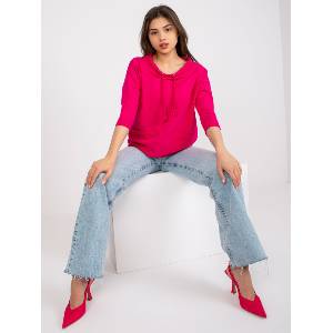 Rue Paris Дамска блуза модел B586.29X Rue Paris цвят фуксия